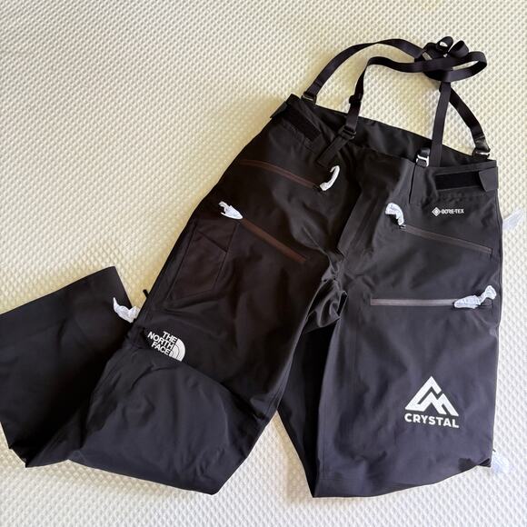 North Face Womens Gore Tex Pants M Black NWOT Trousers Bibs Ski Snow Hike Climb - Picture 2 of 8